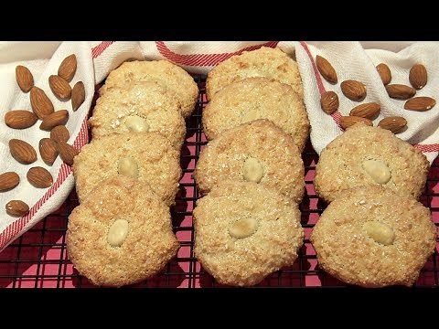 Almond Cookies Recipe Flourless No-Butter Very Easy & Quick