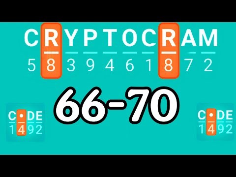 CRYPTOGRAM level 66 67 68 69 70