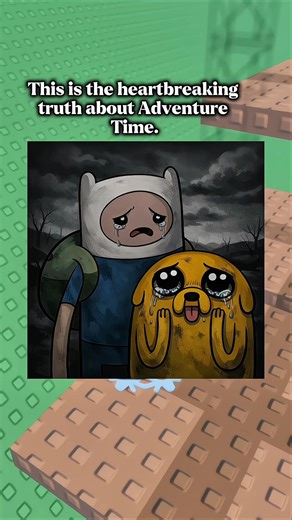 The Hidden Sadness In Adventure Time😱😭 #roblox #robloxrant #rblx