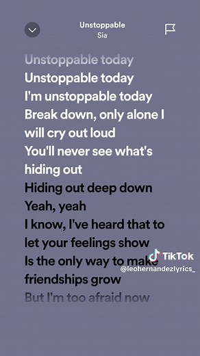 Unstoppable by Sia - Full Song Lyrics and Instrumental Mp3 Download