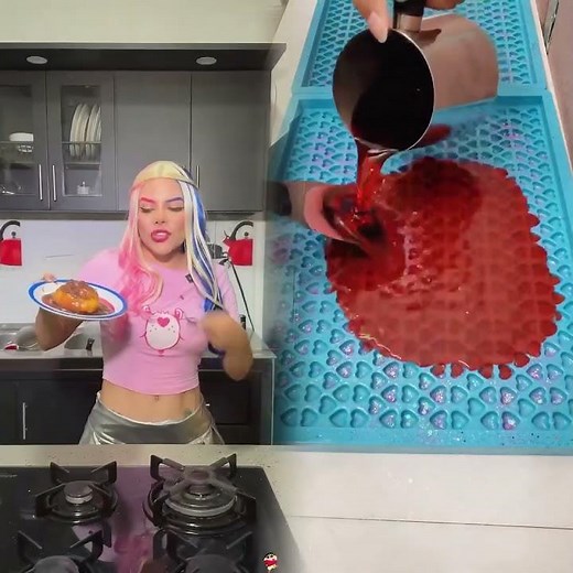 This is how you make glaze for a donut 🍩 #comedy #tutorial