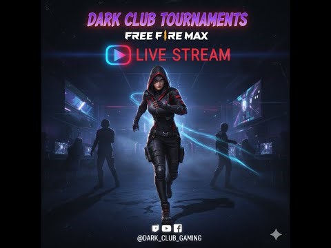 DARK CLUB TOURNAMENTS | Garena Free Fire : 👍 Good stream | Playing Squad