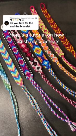 How to Finish a Friendship Bracelet Tutorial