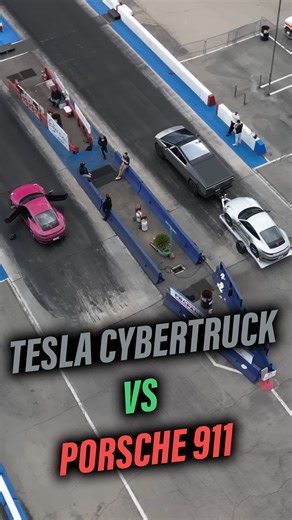 14K views · 116 reactions | Tesla Cybertruck vs Porsche 911: Drag Race Showdown! | Engineering Explained | Facebook