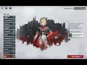 Girls Frontline 2: Exilium - Crossroad Challenge - Igla (OB-14)
