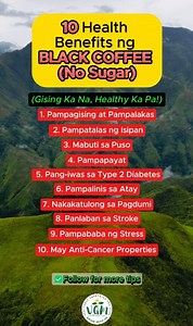 342K views · 2.3K reactions | ✅ Health Benefits ng Black Coffee (No Sugar and No Cream Please!)☝️ VGM HEALTH Series 華 #proper #information #health #wealth #highlights2025 #fypシ゚#fypageシ✅華#learn #read #everyone #fatty #liver #black #coffee #awareness #fbreels | Vegetable Gardening and More | Facebook