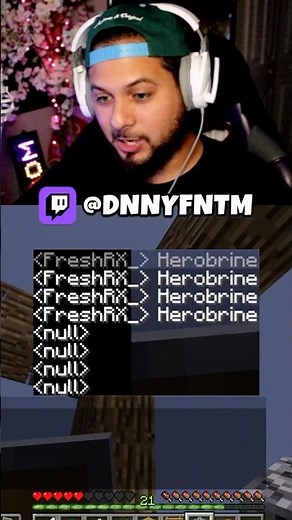 This Minecraft Mod Lets You SUMMON HEROBRINE! 😱 (The Broken Script) #minecraft #shorts #scary