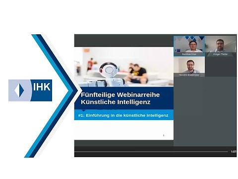 Webinar zur KI: #1 von 5 - Einführung in die künstliche Intelligenz