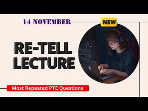 Retell Lecture PTE Speaking | Timer and Answers | Real Exam Questions November 2025