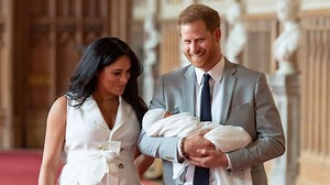 See Prince Harry speak about his new role as a father