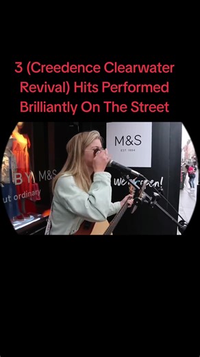 Stunning Street Performance of 3 Creedence Clearwater Revival Hits
