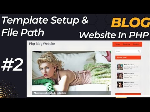 Php project | Blog website in php | Template setup - 2 | CMS in php #project #php #phpproject