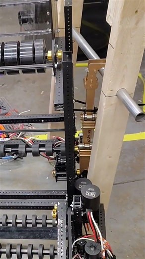 our first successful climb #firstroboticscompetition #frc #rebuilt #robot