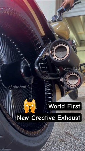 Wow New Creative Exhaust Install Bike Modified #shorts #bike #exhaust #bikemodified #usa #usashorts
