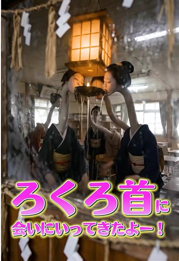 妖怪展示館の学校型特別保護区のろくろ首に会いに行ってきたよ 背がおっきくてすらっとしててうらやましー 後半も首を長ーくして待っててね🐍 他にも見てほしい妖怪がいたら教えてねっ✨ #Vlog #日常vlog #妖怪 #ろくろ首 #つくもの日常