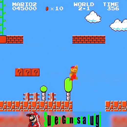 Gangster Mario 🔫 #nostalgia #gaming #game #retrogaming | PAC EDITS