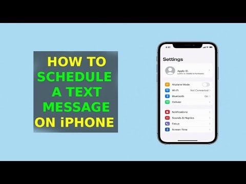 How To Schedule A Text Message On iPhone?