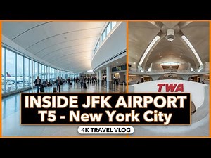 Inside JFK Airport Terminal 5 - New York City