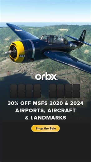 30% Off MSFS 2020 & 2024: Airports, Aircraft & Landmarks