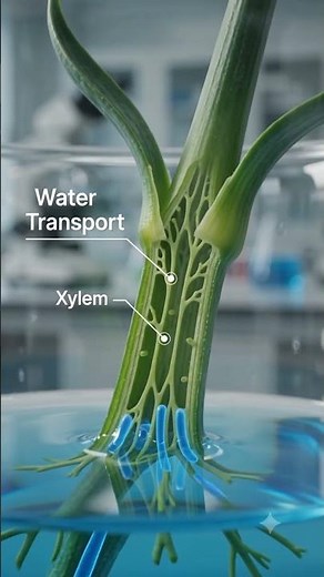 Water Transport in Plants Explained Xylem Experiment Class 10 Science Practical | Educational