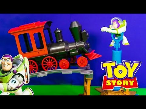 Unboxing the TOY STORY Buzz Saves the Train Action Playset