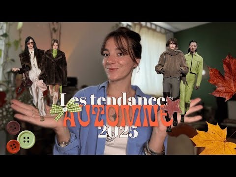 Tendances mode AUTOMNE 2025 🧥👢🧋
