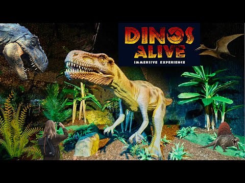 [4K] DINOS ALIVE Exhibition - A Journey to the Age of Giants