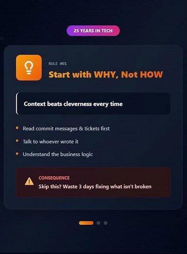 3 Rules Senior Devs Use for Legacy Code #programming #coding #legacycode #learnprogramming