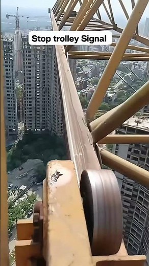 😂 MUST WATCH 😂 Guy Tries to Stop Crane Trolley || Hilariously Wrong 😂 #viral #funnyshorts #memes