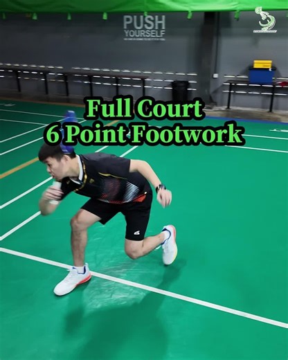 Mastering 6 Point Footwork in Badminton