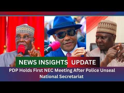 PDP Holds First NEC Meeting After Police Unseal National Secretariat