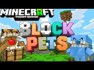 Minecraft Cutest & Strongest Blocks As Pets! | Block Pet's Add-on For Mcpe