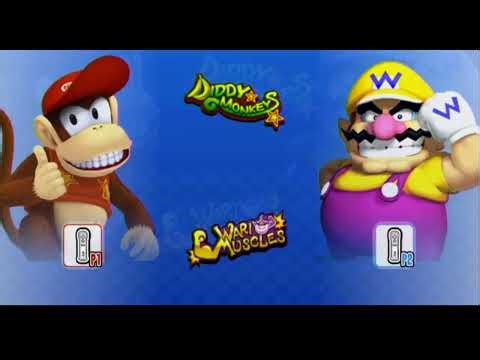 Play on! | Diddy Monkey's vs Wario Muscles | Mario Super Sluggers