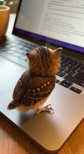 Trying to work… But I can’t stop petting Baby Meowl🥺🥺🥺#meowl #catlover #cuteanimals #catsoftiktok #fypシ゚viral