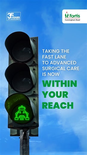 867K views · 2.3K reactions | This maybe your green signal to faster & smarter healing.​ Robotic surgery at Fortis blends technology with trust, offering quicker healing, less pain, and a care experience designed for real lives and real needs.​ Call us or visit the website to know more.​  +91 9686860310​ ️ www.fortishealthcare.com​ #GetWellSooner #RoboticSurgery #FortisHospitals #FutureOfHealthcare #CunninghamRoad #FortisCunninghamRoad | Fortis Bangalore | Facebook