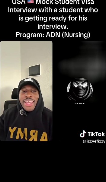 Mock USA 🇺🇸 Student Visa Interview #livehighlights #internationalstudent #fyppppppppppppppppppppppp #StudentVisa #nursingstudent