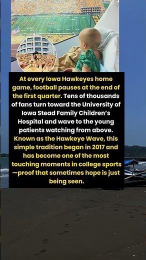 The Hawkeye Wave: When 70,000 Fans Stop to Say “We See You”