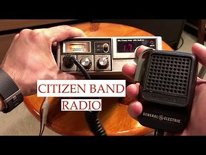 CB Radio: General Electric 3-5804D. Retro tech review