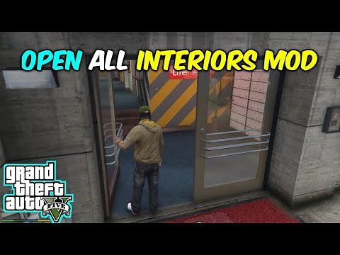 HOW TO INSTALL OPEN ALL INTERIOR MOD IN GTA 5 | UNLOCK ALL LOCKED INTERIORS | GTA 5 MODS 2025