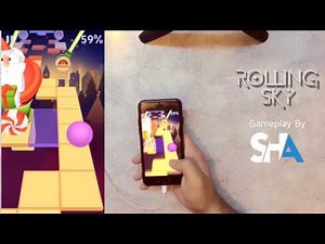 Rolling Sky Christmas 100% 20/20 Gems