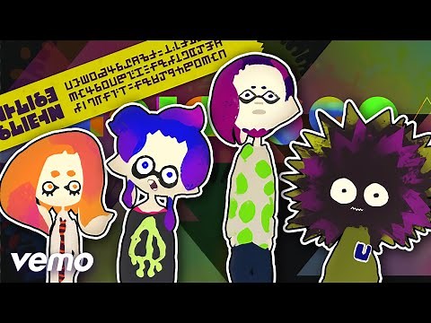 ♪ Squid Squad ᴘʟᴀʏʟɪsᴛ ♫ Caitlin Koi Lyric Video - Splatoon