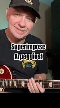 Superimpose Arpeggios #bluesguitarlesson #bluesguitar #bluesguitarist #bluesguitarlicks #bluesrock