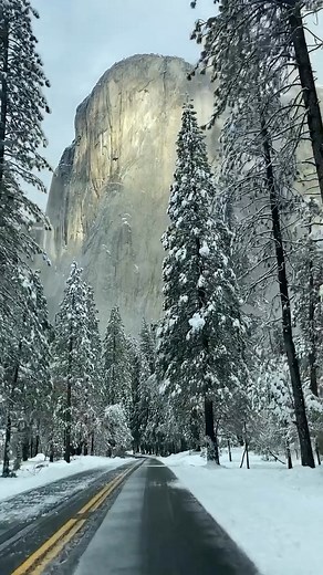 Há algo mágico sobre uma viagem ao Parque Nacional de Yosemite, na Califórnia, durante o inverno, que faz com que esquecer o resto do mundo seja completamente aceitável. ❄️✨ Temos ótimas notícias: o Yosemite está aberto para os visitantes explorarem! Mantenha seus planos de aventura neste país das maravilhas e lembre-se de anotar estas dicas úteis: ✔️Confira a transmissão ao vivo da webcam do National Park Service das Cataratas de Yosemite, disponível no site para acompanhar as condições atualiz