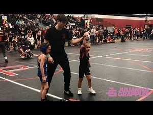 6 year old wrestling match - 1st place match Youth Wrestling