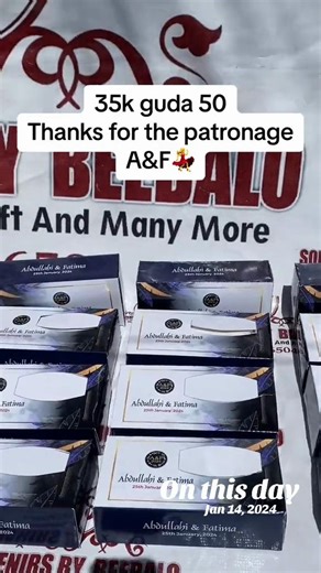 Special Wedding Souvenirs on This Day