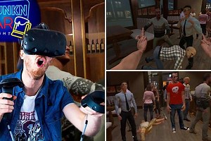 Drunk'n Bar Fight is an immersive VR game that lets you brawl with pub patrons