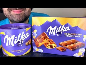 ASMR MILKA CHOCOLATE, DESSERT, CAKES & VARIOUS CHOCOLATE BARS MUKBNAG (EATING SOUNDS) EATING SHOW
