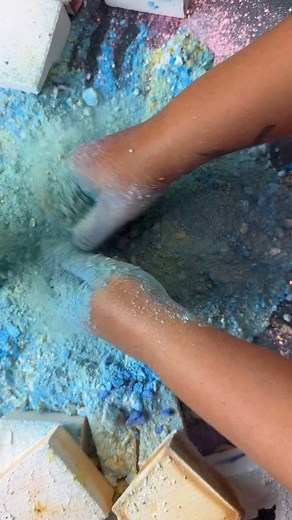 Bleached chalk💕 ‎ #asmr #viral #oddlysatisfying #explore #satisfying #asmrcommunity | chalkitasmr