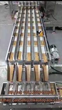 5 lanes powder stickpack machine then count into box packing line #packingmachine #powder #box