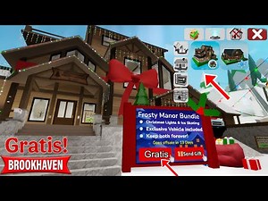 HOW TO GET THE NEW BROOKHAVEN CHRISTMAS HOUSE *FOR FREE* 🏡 RP CHRISTMAS UPDATE